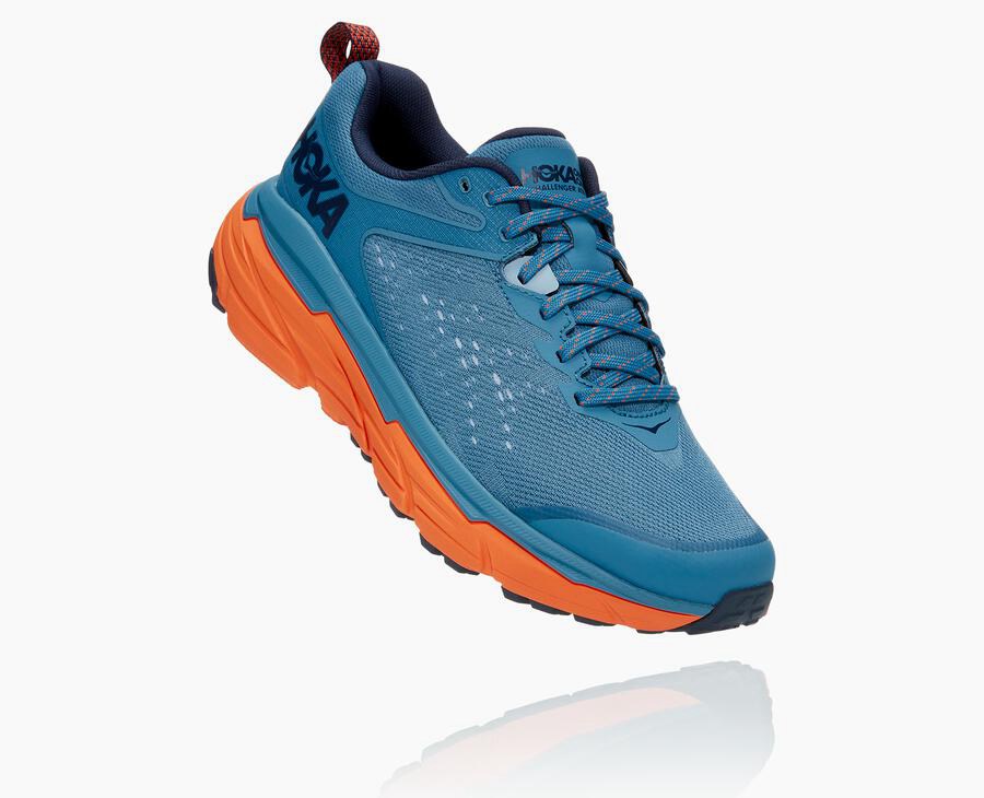 Hoka Australia One One Challenger ATR 6 - Mens Trail Shoes Blue - NMGHJ-5496